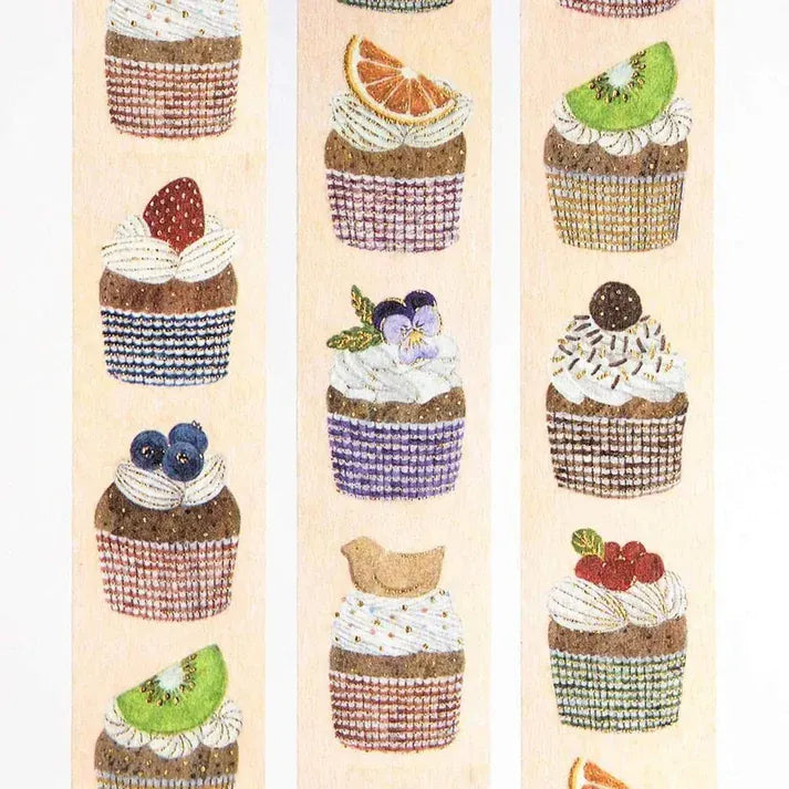 Foiled Three O' Clock Washi Tape