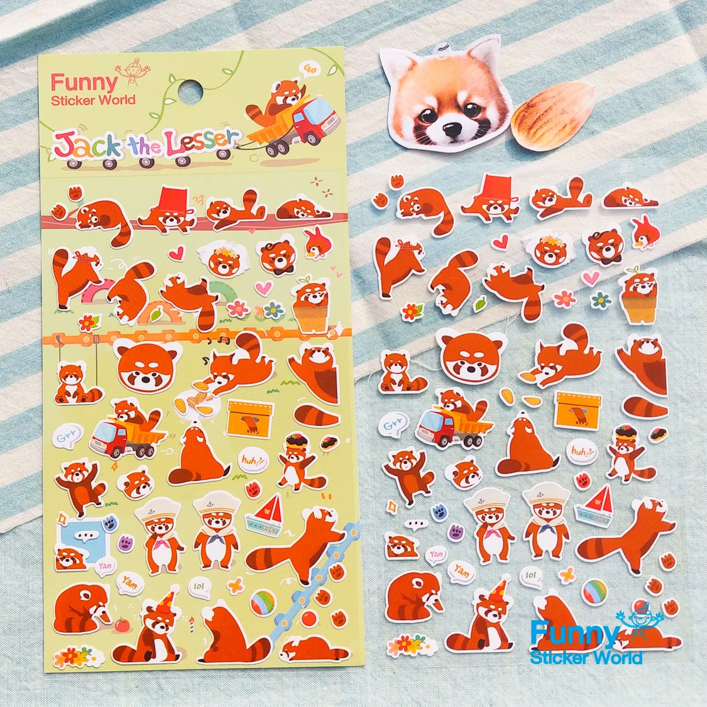 Red Panda Stickers