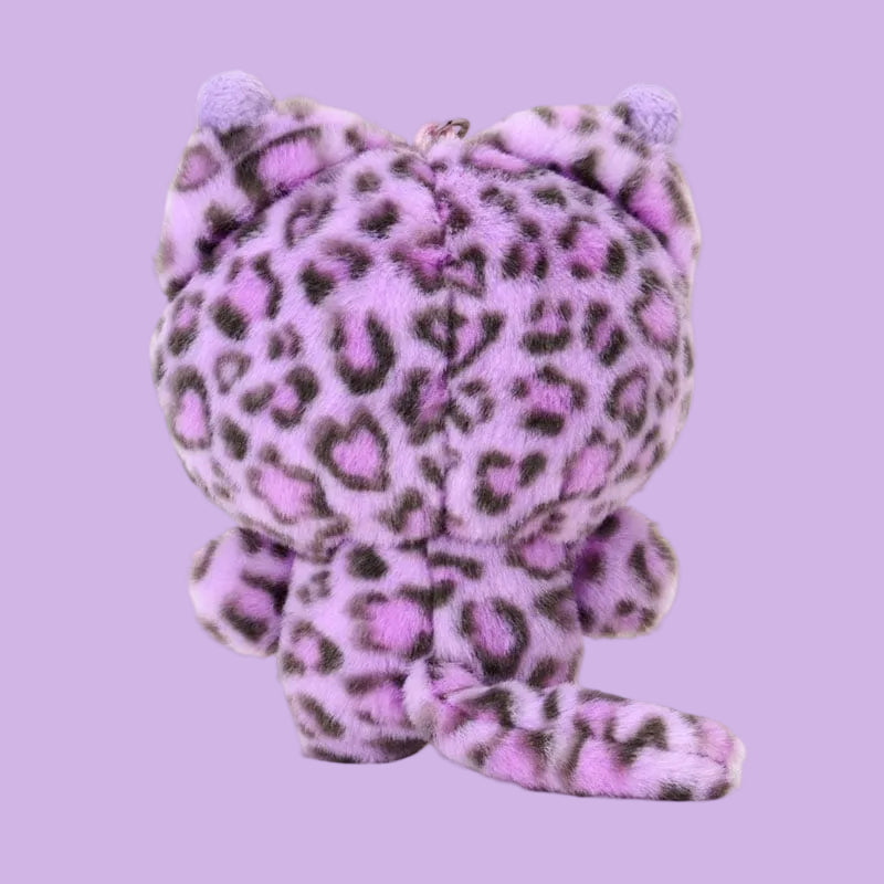 Kuromi Leopard Cat Series Plush Keychain