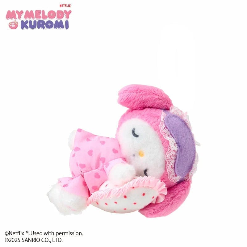 My Melody Sanrio Sleeping Plush Keychain (Netflix Collection)