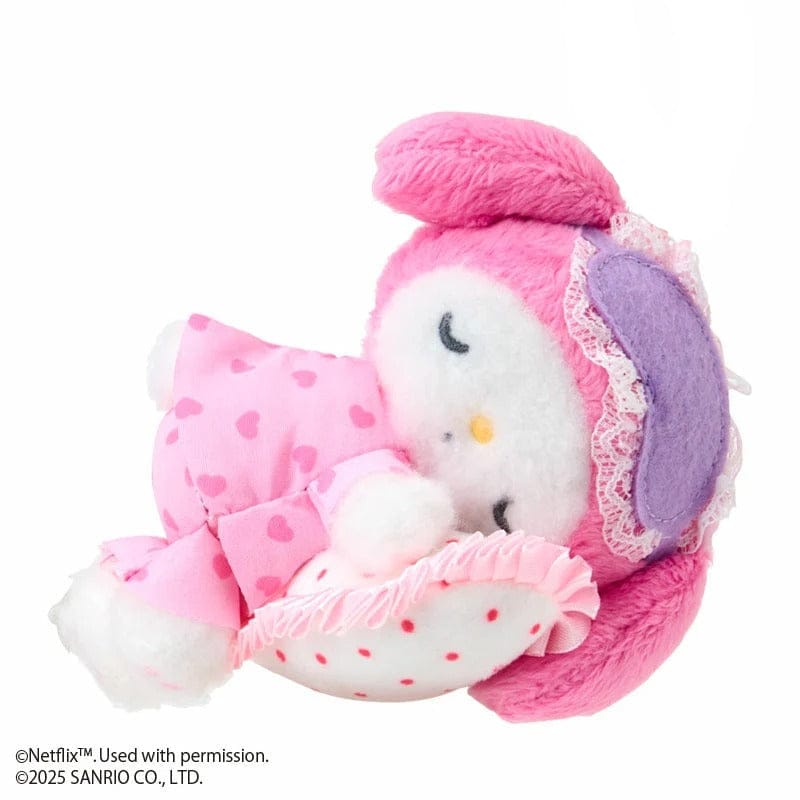 My Melody Sanrio Sleeping Plush Keychain (Netflix Collection)