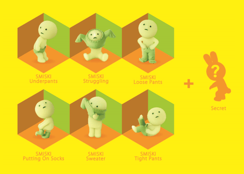 Smiski Dressing Series Mini Figure Blind Box