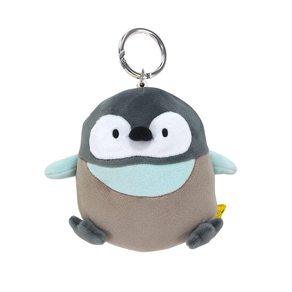 Penguin Hughug Mocchiri Reel Keychain with Pocket