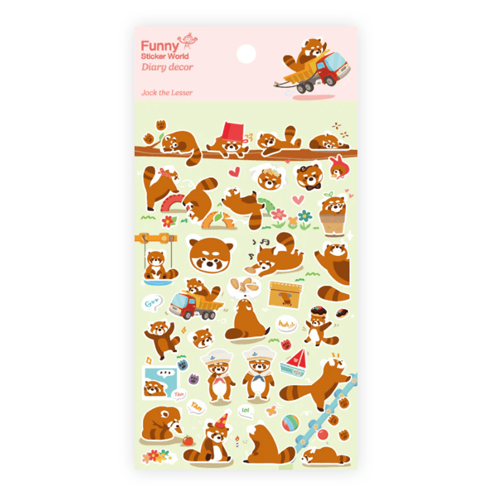 Red Panda Stickers