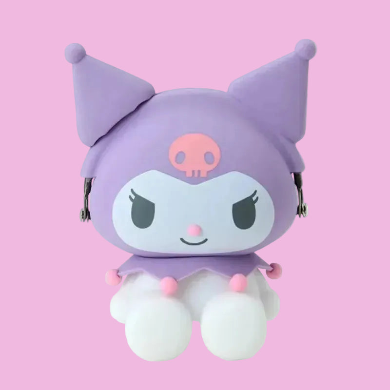 Kuromi Clasp Style Coin Purse 3D POCHI