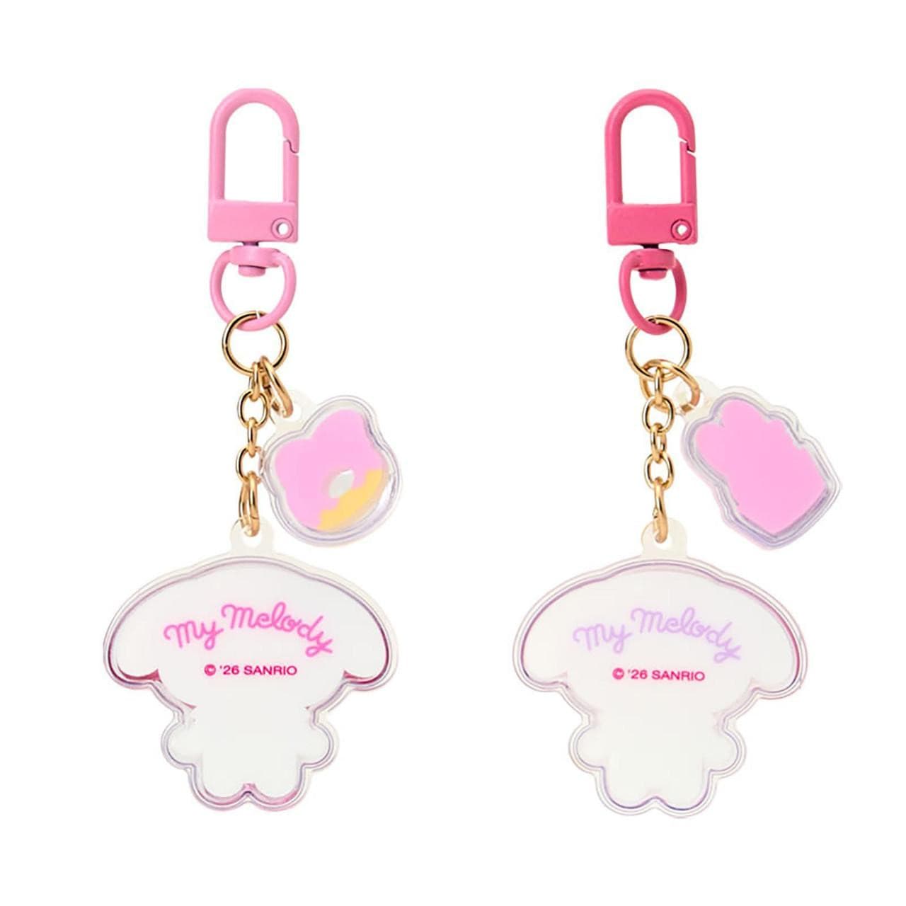 My Melody Acrylic Niko Niko Duo Keychain