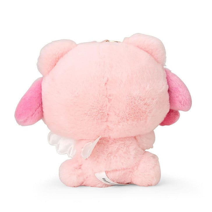 Back of plush showing angel wings