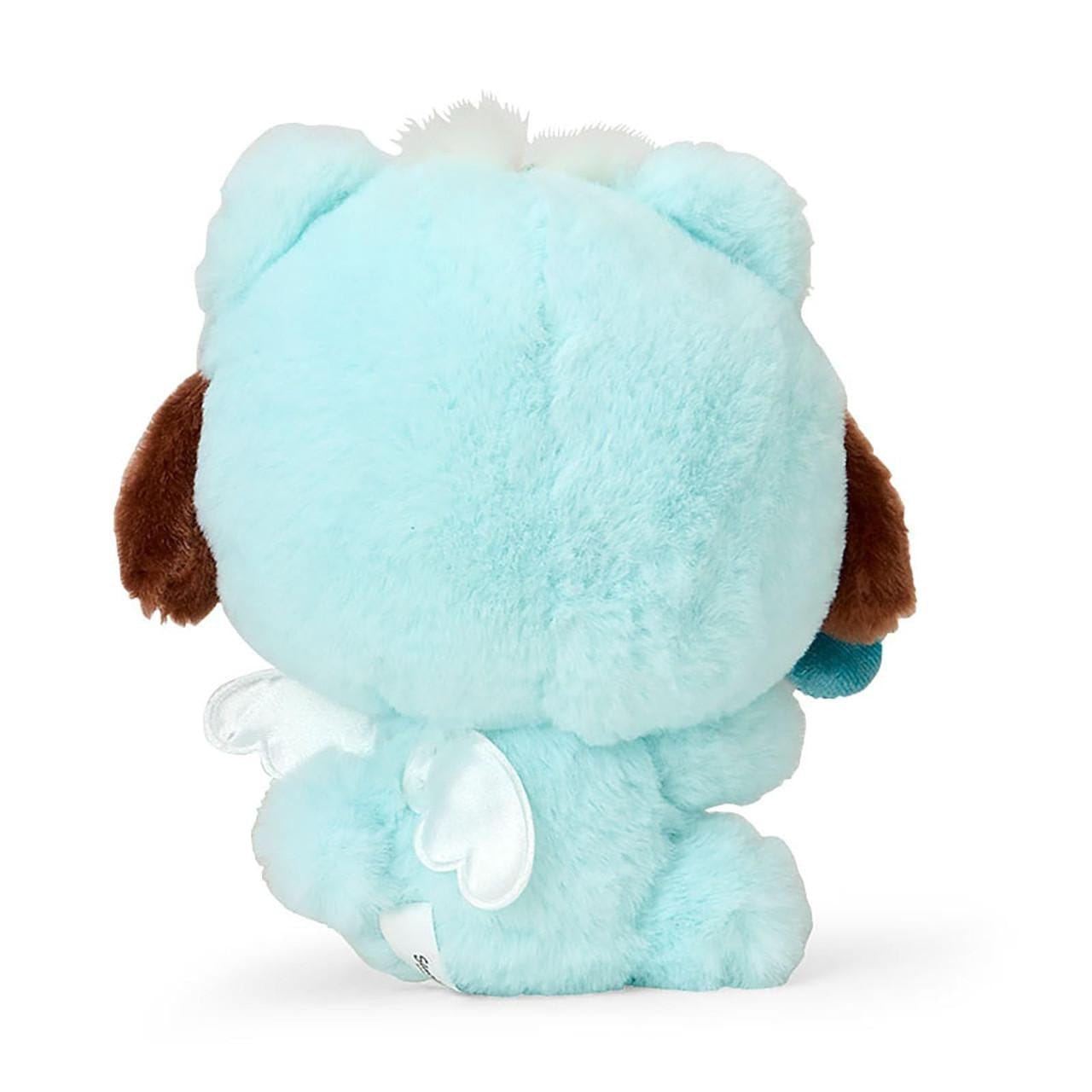 Back of plush showing angel wings