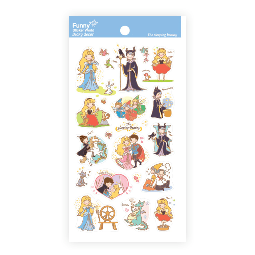 Sleeping Beauty Fairy Tale Sticker