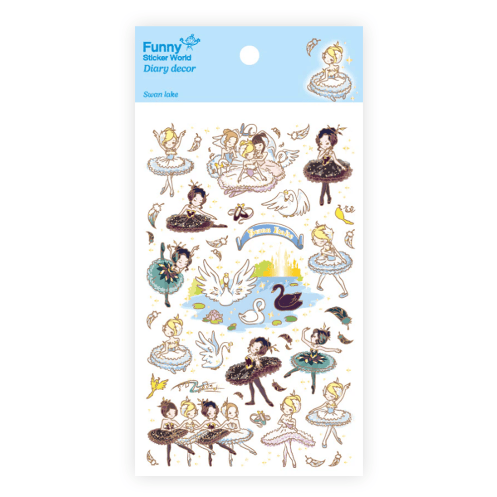 Swan Lake Ballerina Stickers