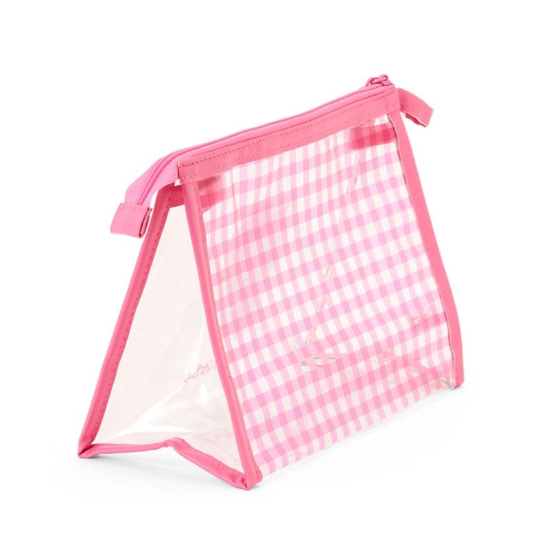 Hello Kitty Clear Gingham Pouch