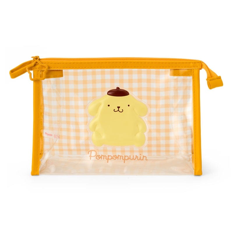 Pompompurin Clear Gingham Pouch