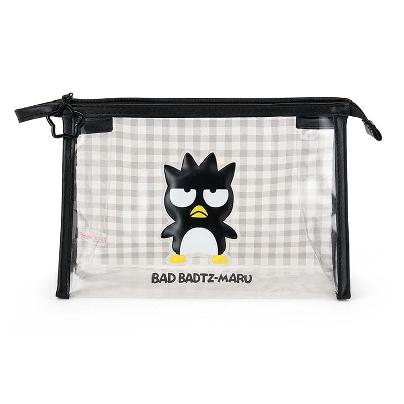 BadtzMaru Clear Gingham Pouch