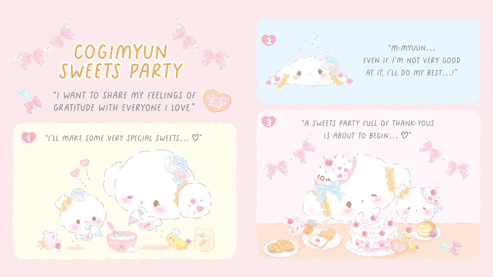 Cogimyun Sweets Party 10th Anniversary Collection