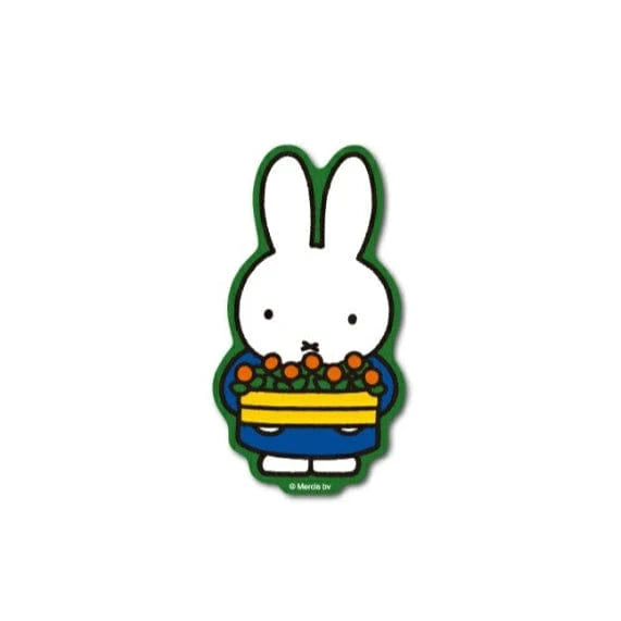 Miffy & Flowers Die Cut Sticker