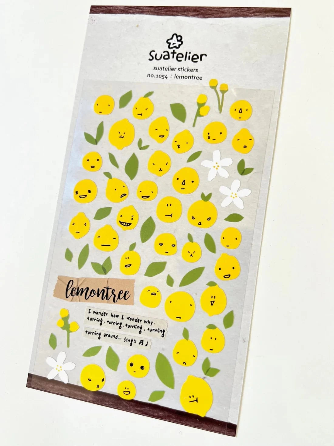 Lemon Faces Stickers