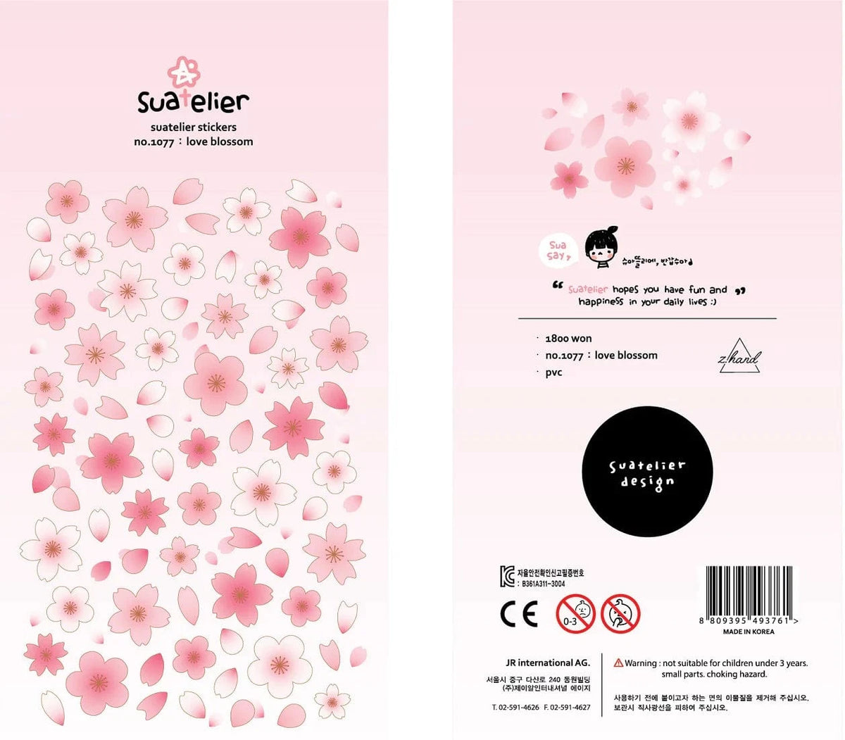 Love Blossom Cherry Blossom Sakura Stickers