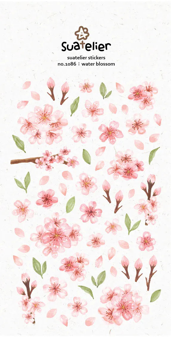 Water Blossom Stickers