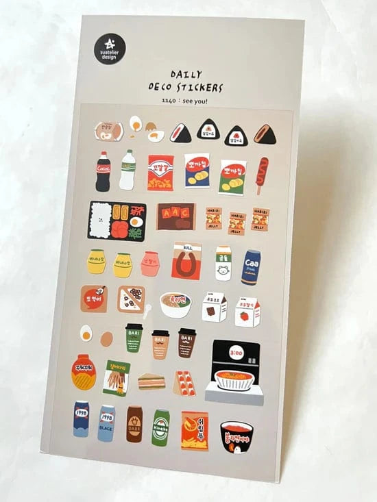 Snack Time Suatelier Stickers