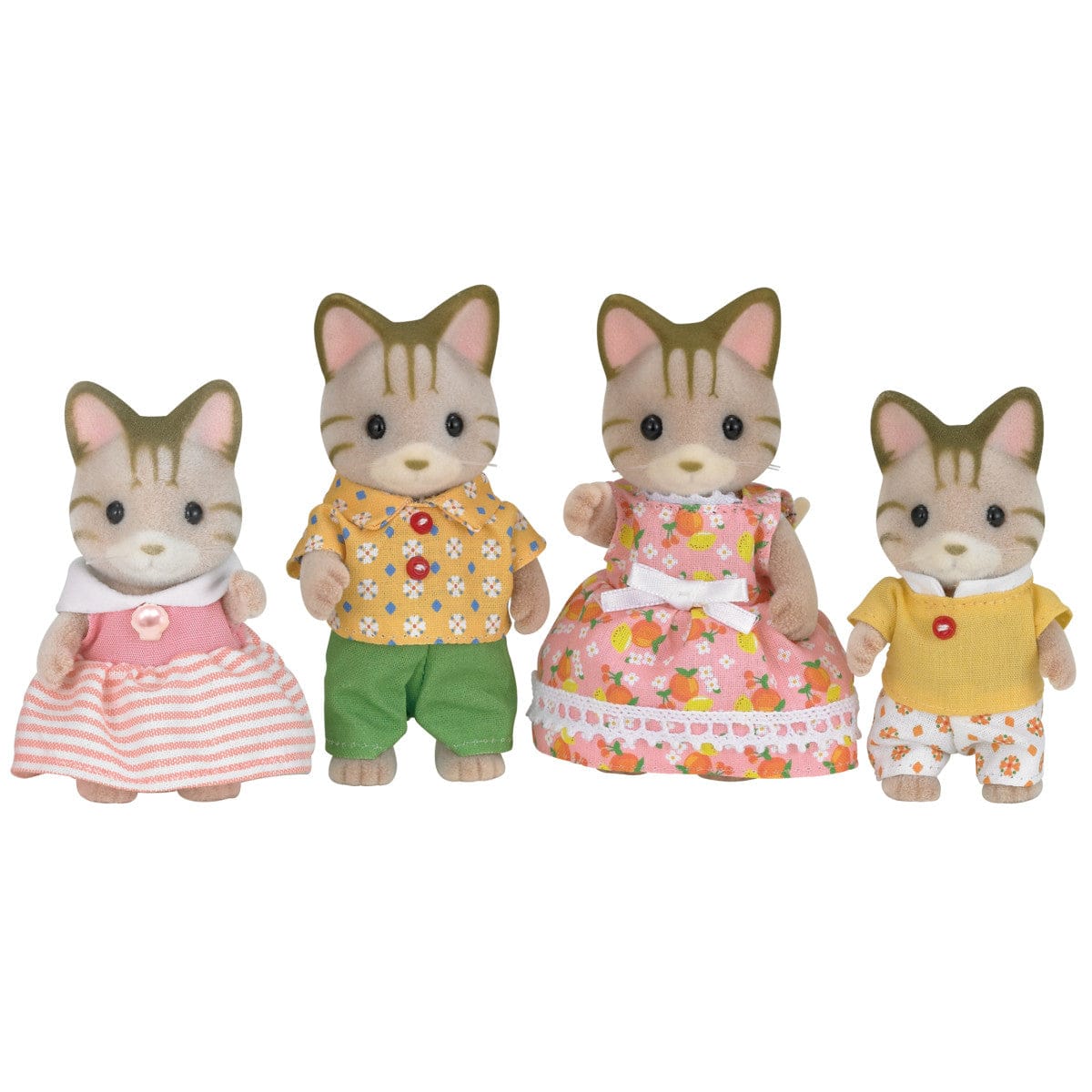 Calico Critters Striped Cat Family Play Set