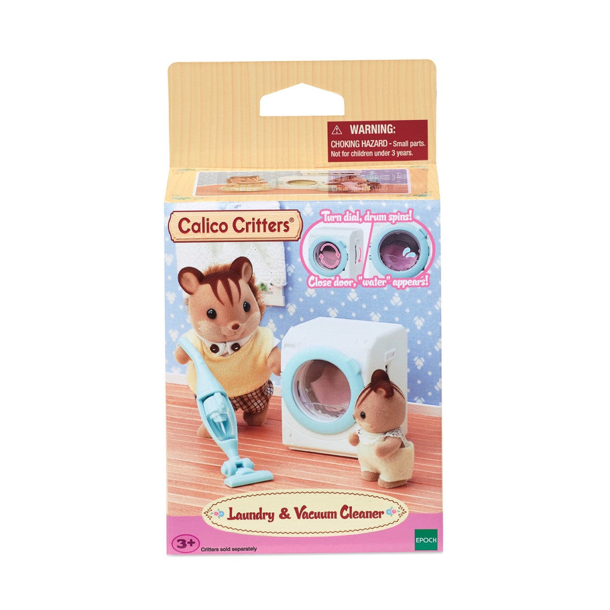 Calico Critters Laundry and Vacuum Cleaner Set