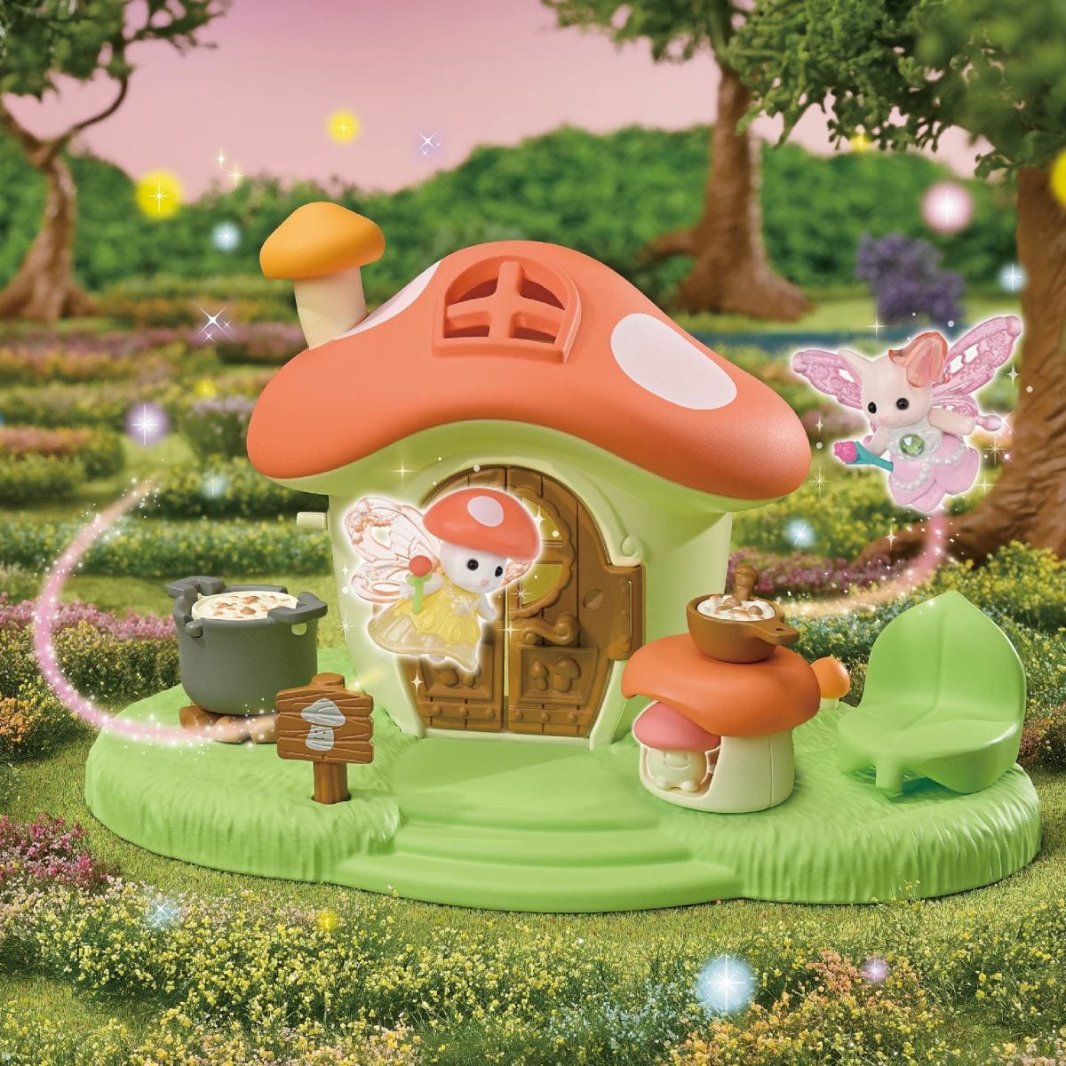 Fairy Mushroom House Calico Critters Playset