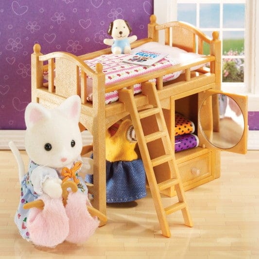 Big Sister's Loft Bed Calico Critters Furniture