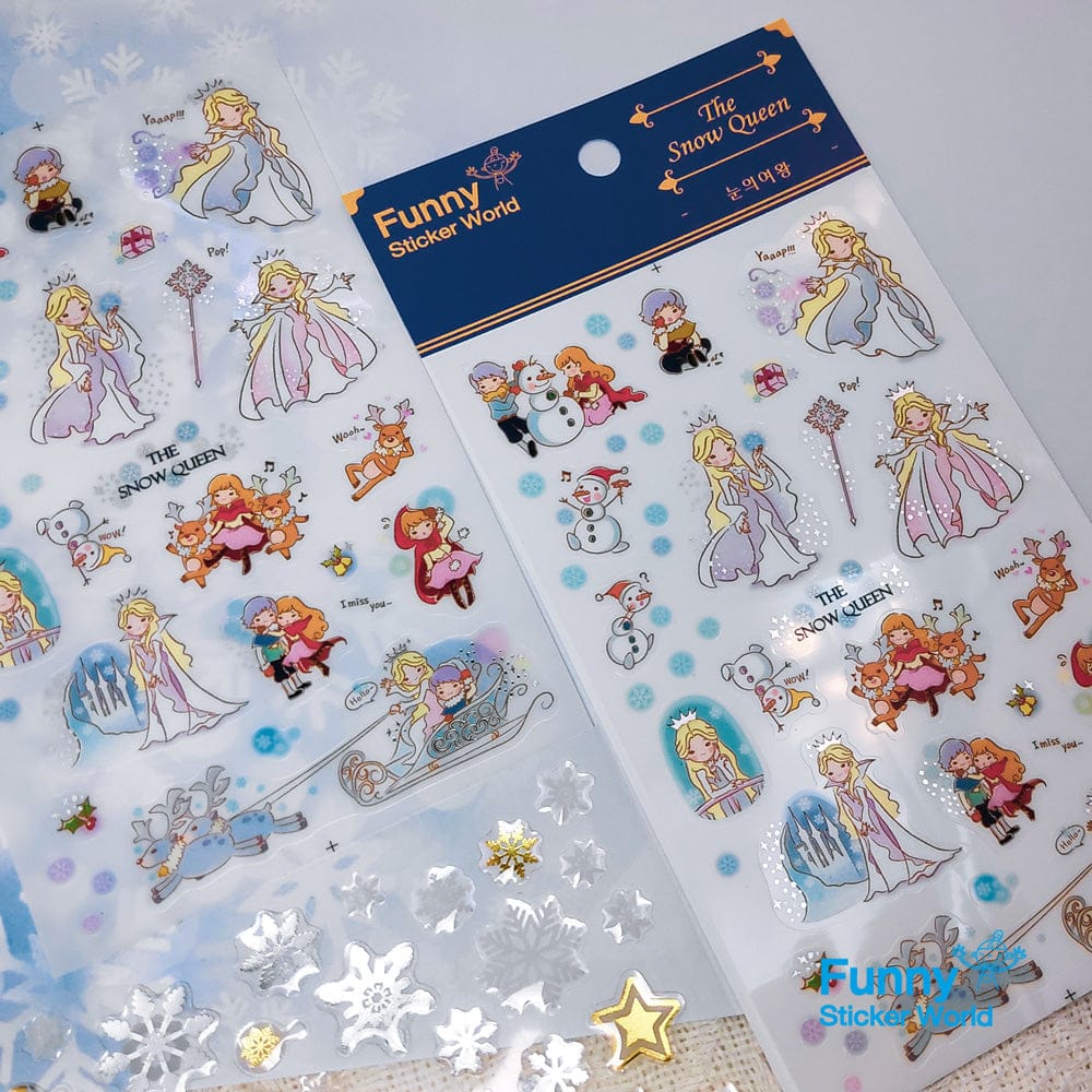 Snow Queen Fairy Tale Sticker