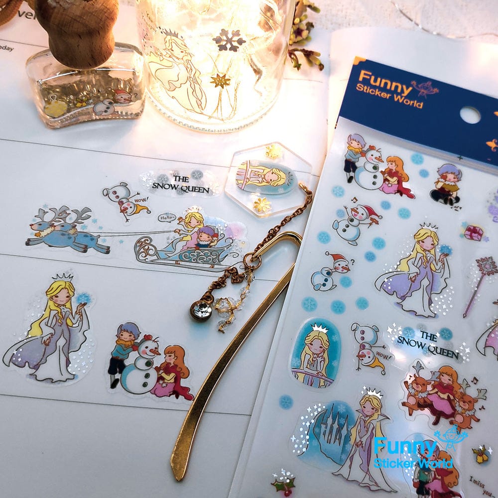 Snow Queen Fairy Tale Sticker