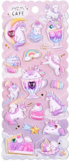 Super Puffy Assorted Stickers with Rhinestones