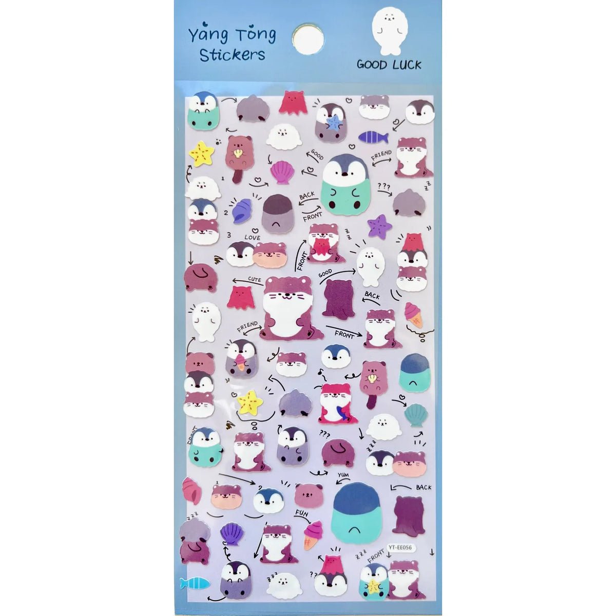 Good Luck Friend Assortment Stickers