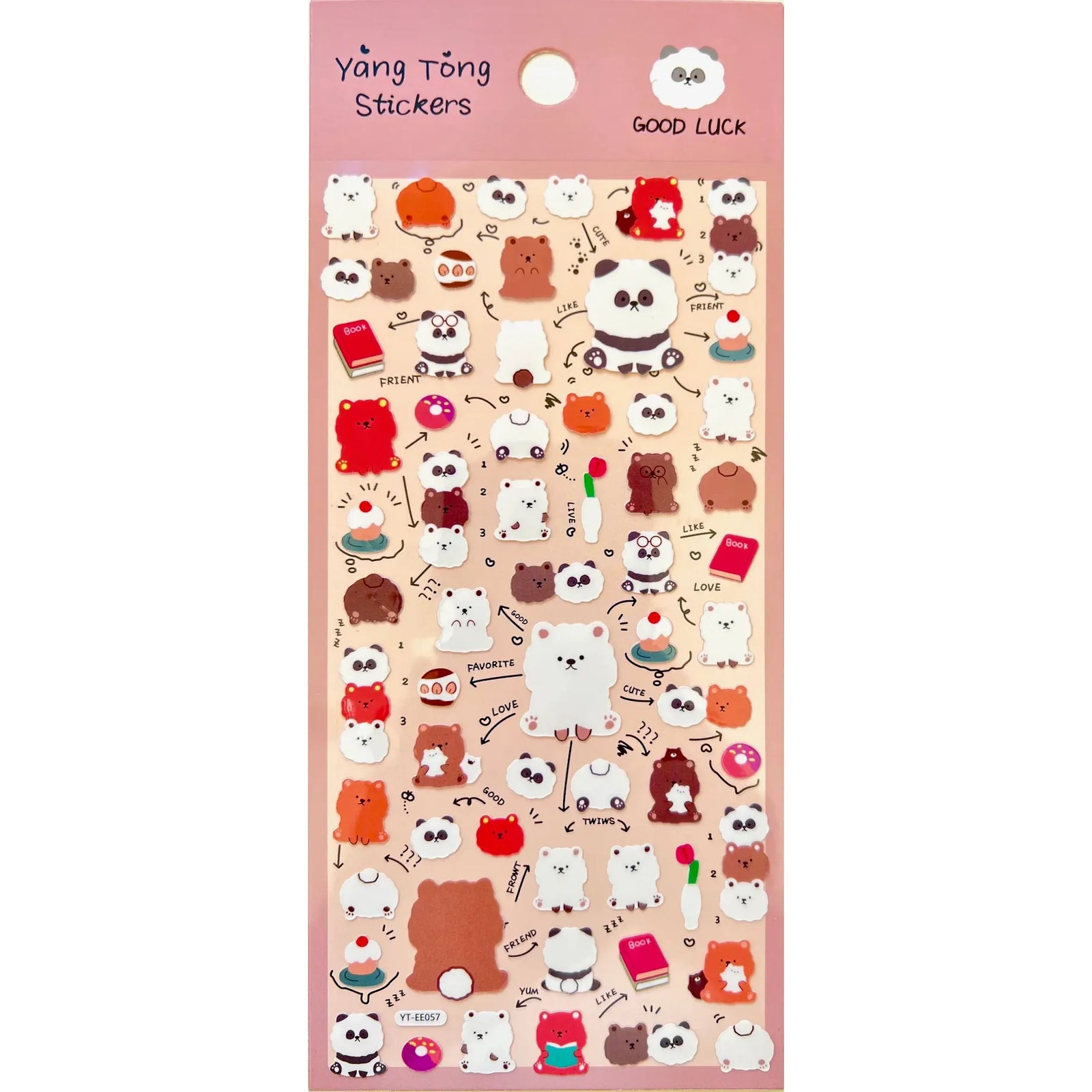 Good Luck Friend Assortment Stickers
