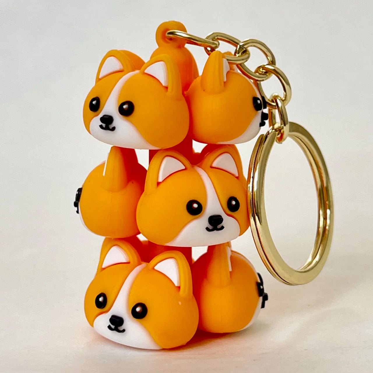 Shiba Inu Stack Keychain