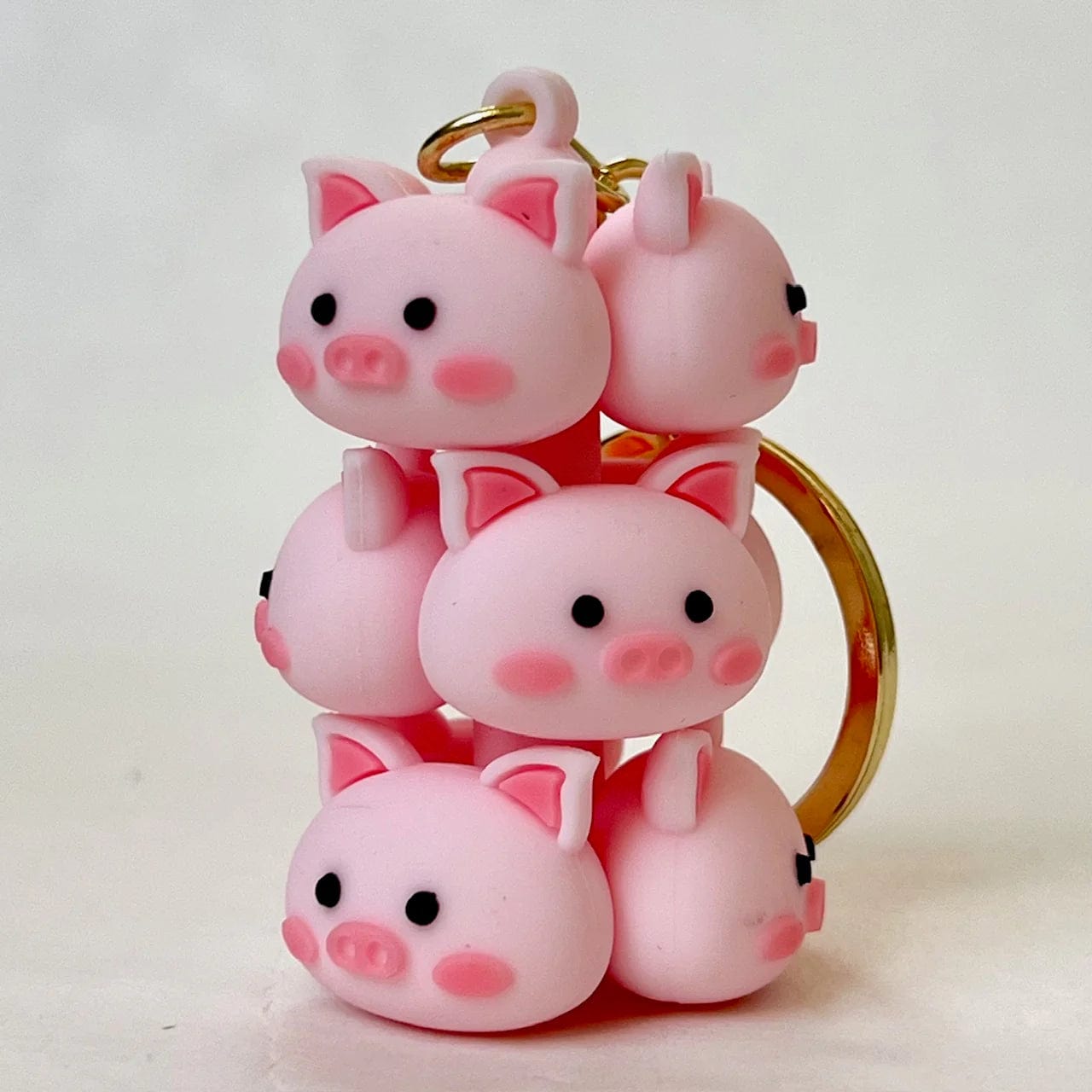 Pig Stack Keychain