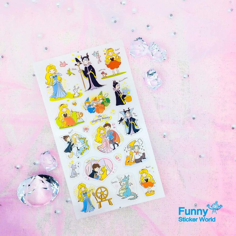 Sleeping Beauty Fairy Tale Sticker