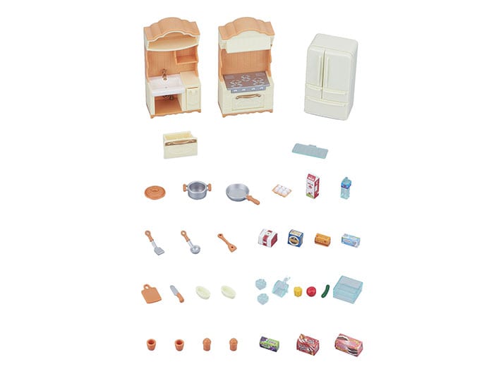 Kitchen Play Set Calico Critters Furniture