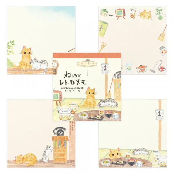 Nekorobi Chibi to Miko Memopad