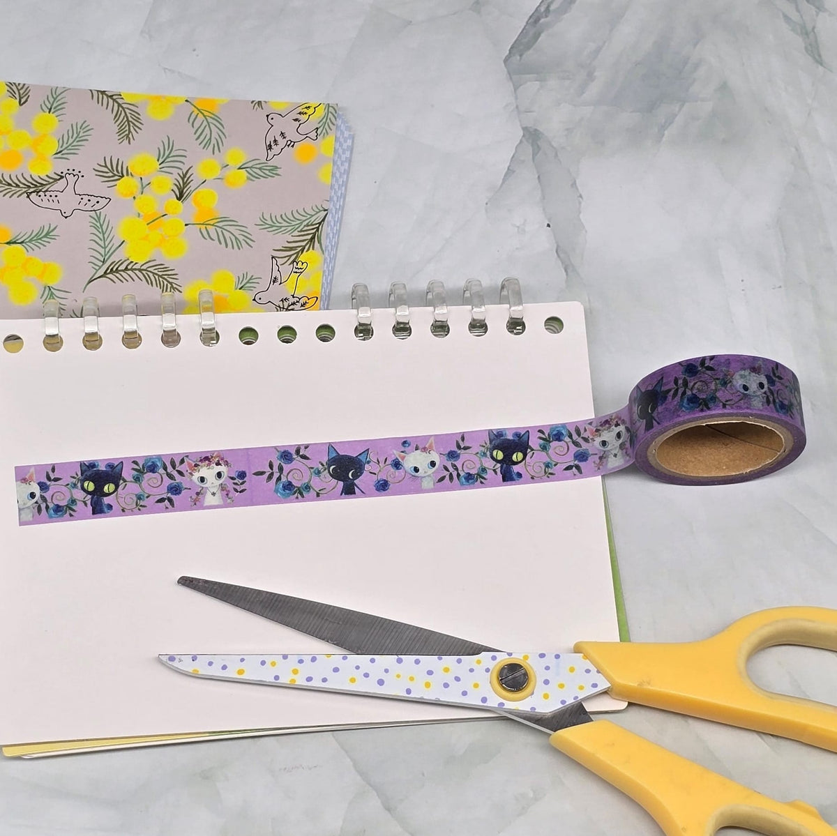Blue Rose Washi Tape