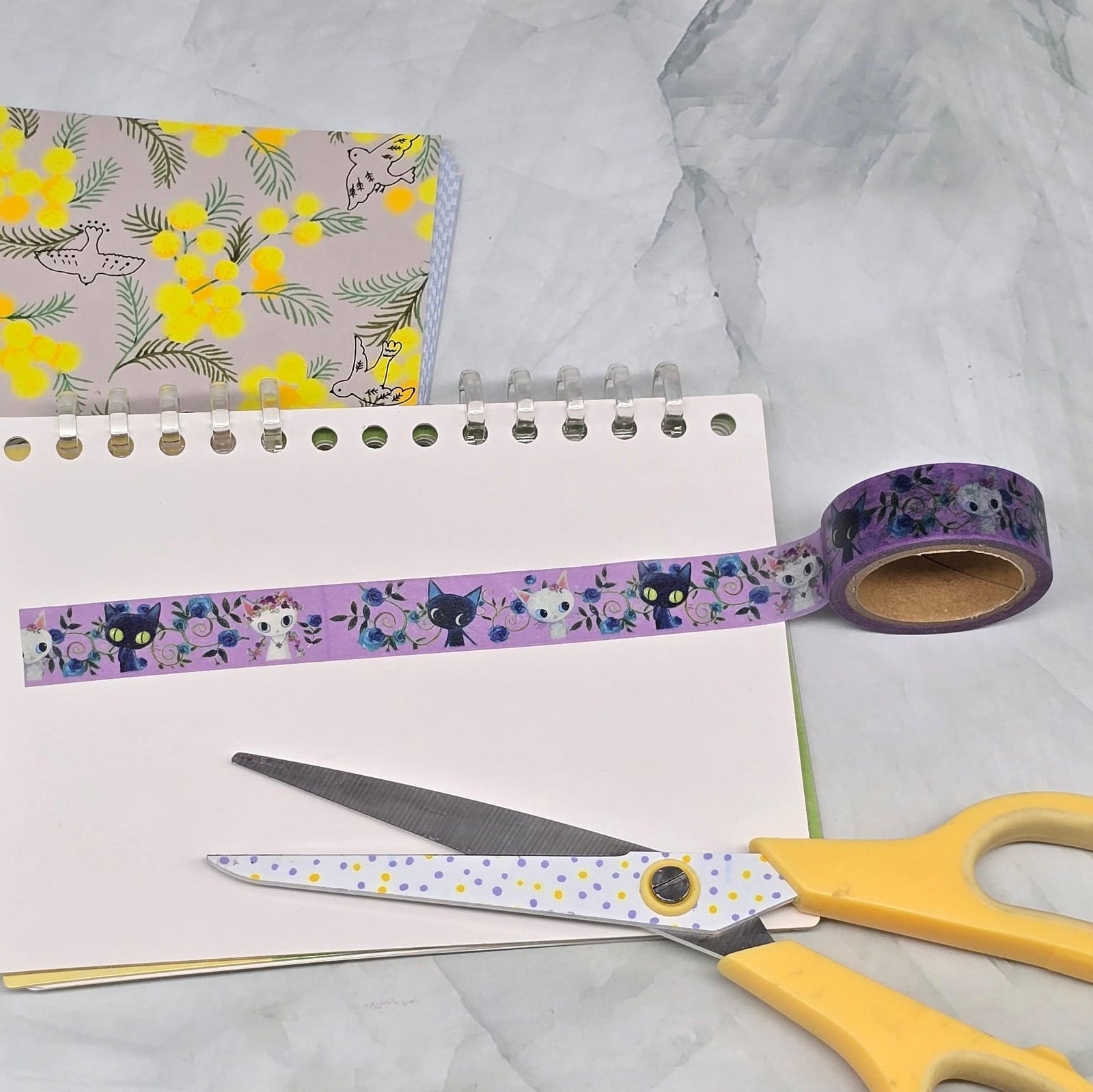 Blue Rose Washi Tape