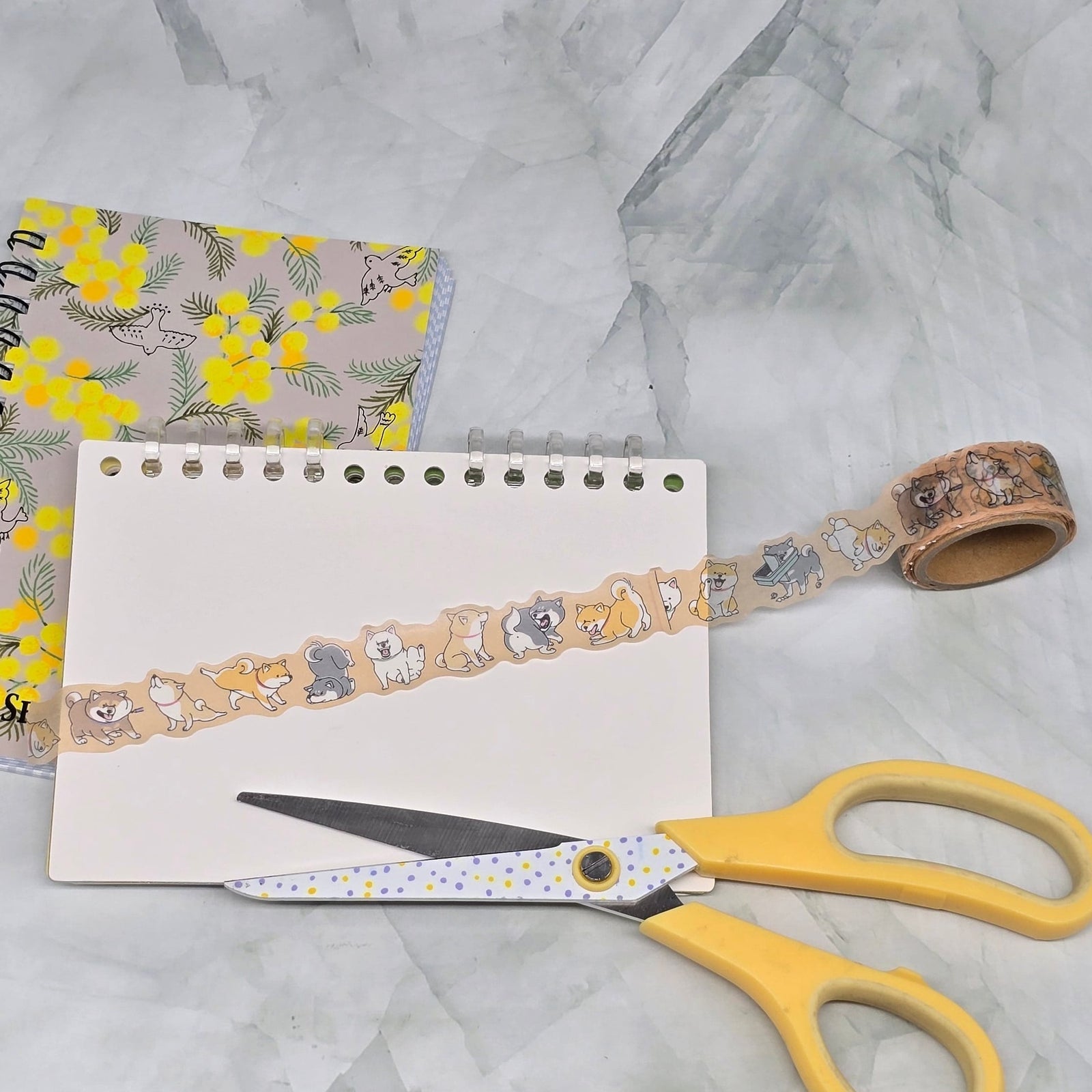 Nanigenai Hibi Shiba Mind Wave Washi Tape