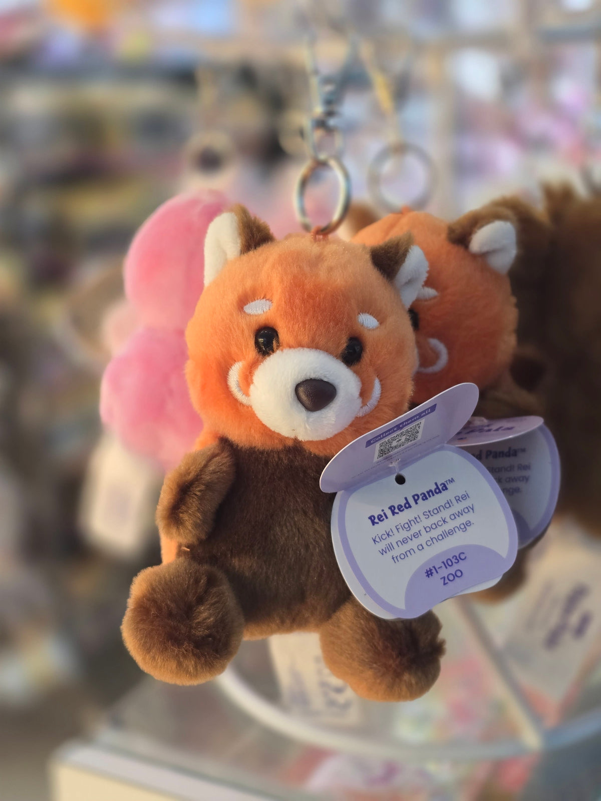 Rei Red Panda Clip-On Palm Pals Plush