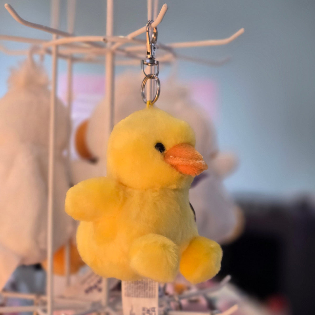 Tubby Rubber Ducky Palm Pals Clip-On Plush