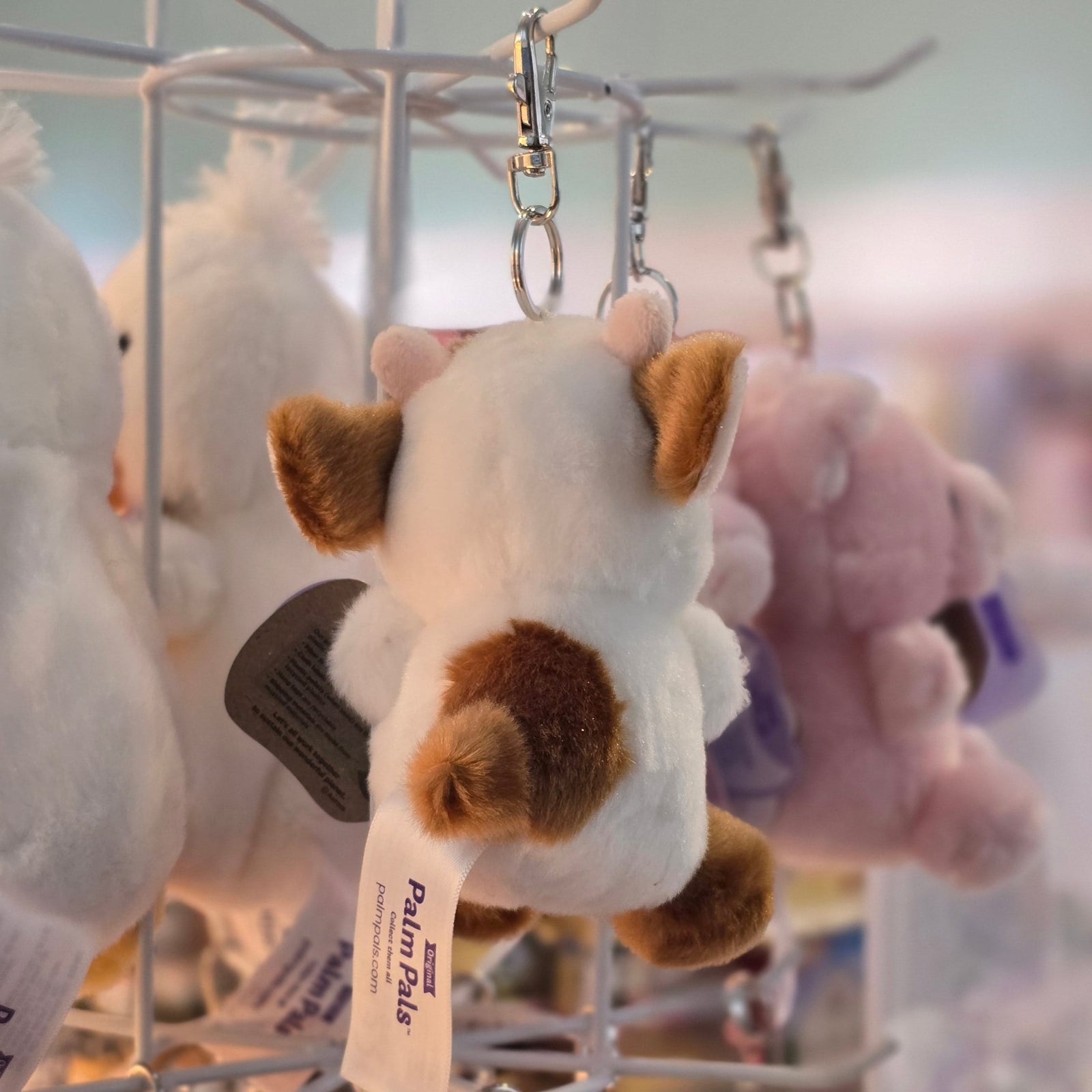 Caroline Brown Cow Clip-On Palm Pals Plush