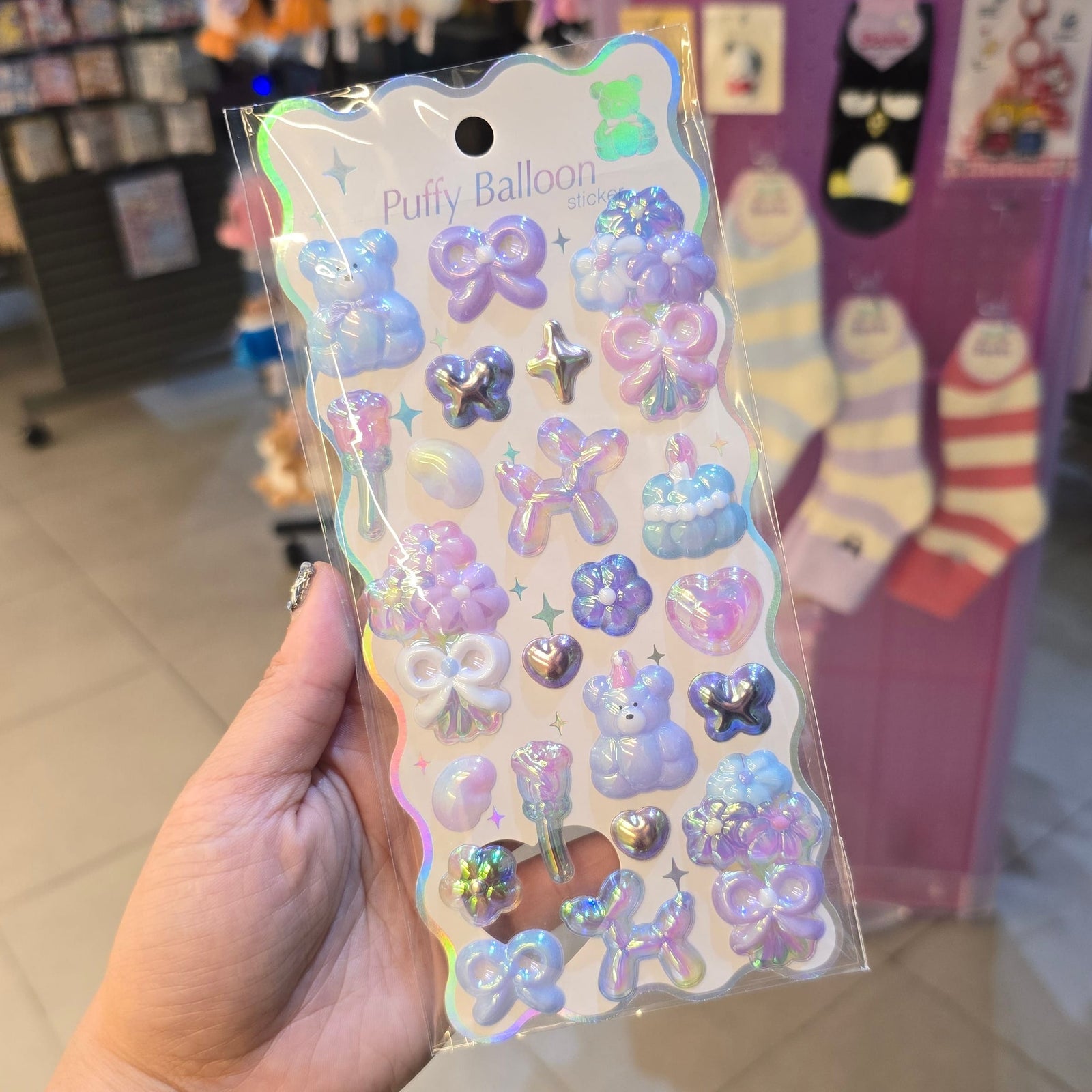 Aurora Balloon Bonbon Drop Stickers