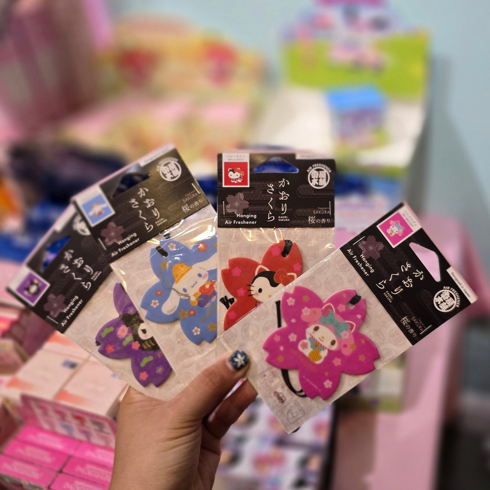 Air Freshener Sakura Sanrio Kuromi