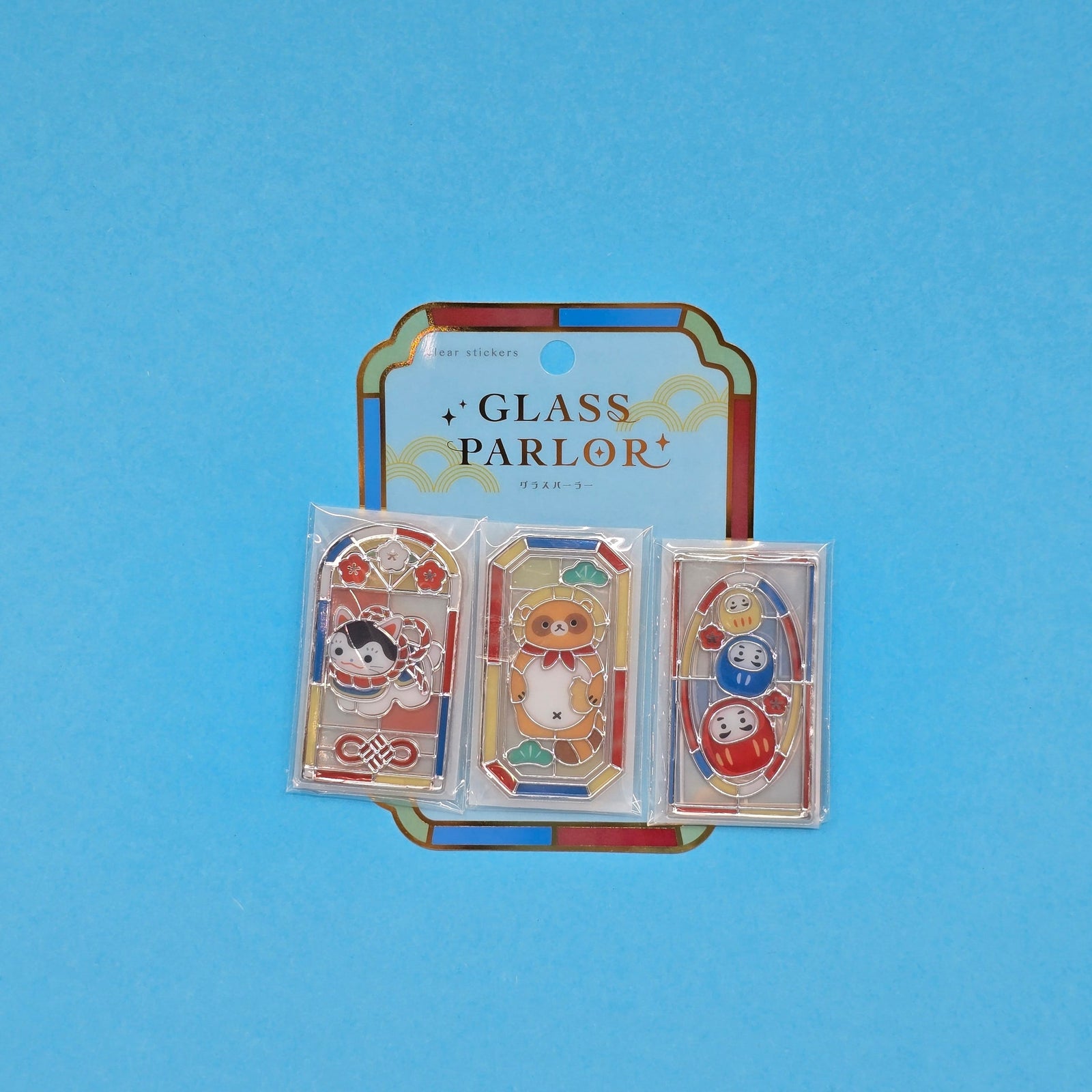 Bright Lucky Charm Glass Parlor Stained Glass Flake Stickers