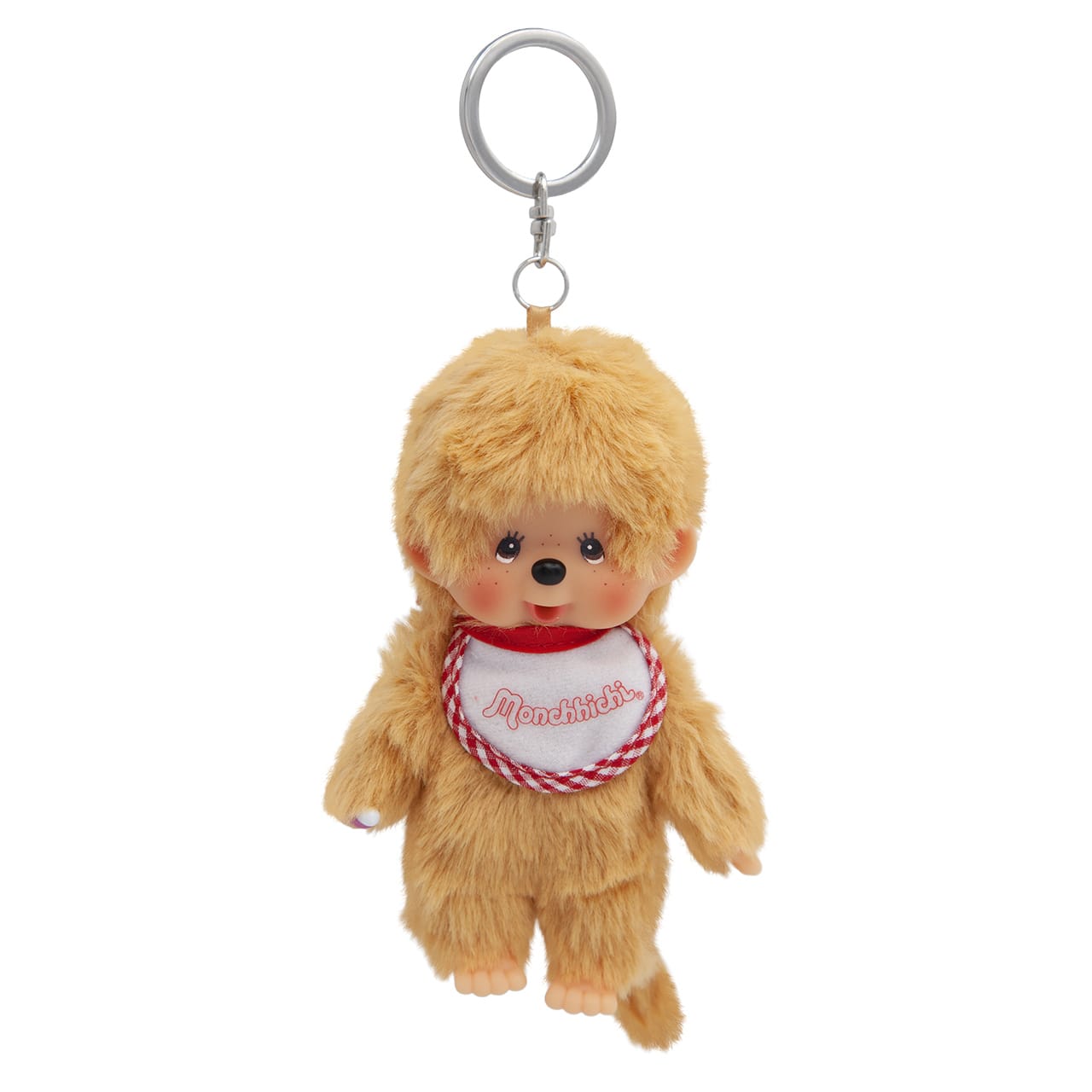 Monchhichi Beige Boy Plush Keychain
