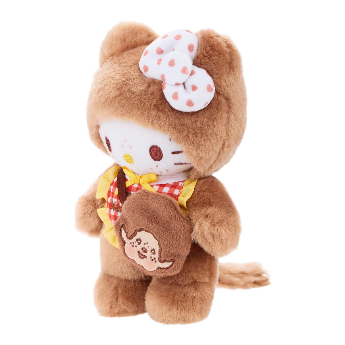 Hello Kitty x Monchhichi Hello Kitty in a Monchhichi Costume Plush Limited Edition Official Collab