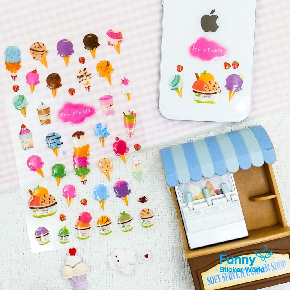 Ice Cream Stickers