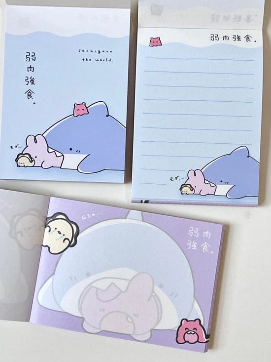 Survival of the Fittest Sechigara the World Mini Notepad by Kamio